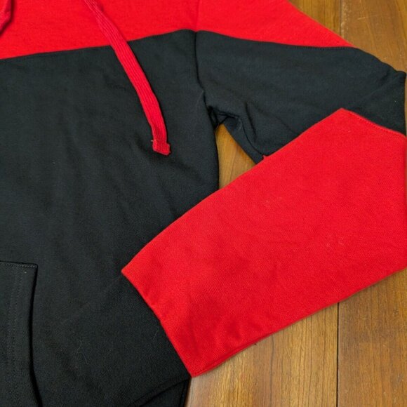 ROLLING STONES RALEIGH ZIP CODE TOUR 2015 OFFICIAL HOODIE PULLOVER MEDIUM RED - Picture 7 of 16